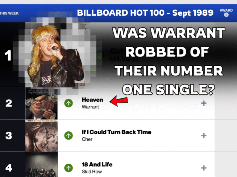 Warrant & Jani Lane Robbed Of Number One Hit Single