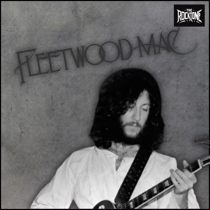Peter Green, co founder of Fleetwood Mac playing the guitar.