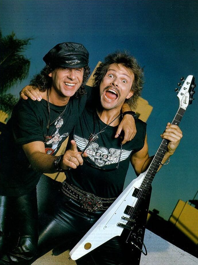 Klaus Meine & Rudolf Schenker of The Scorpions.
